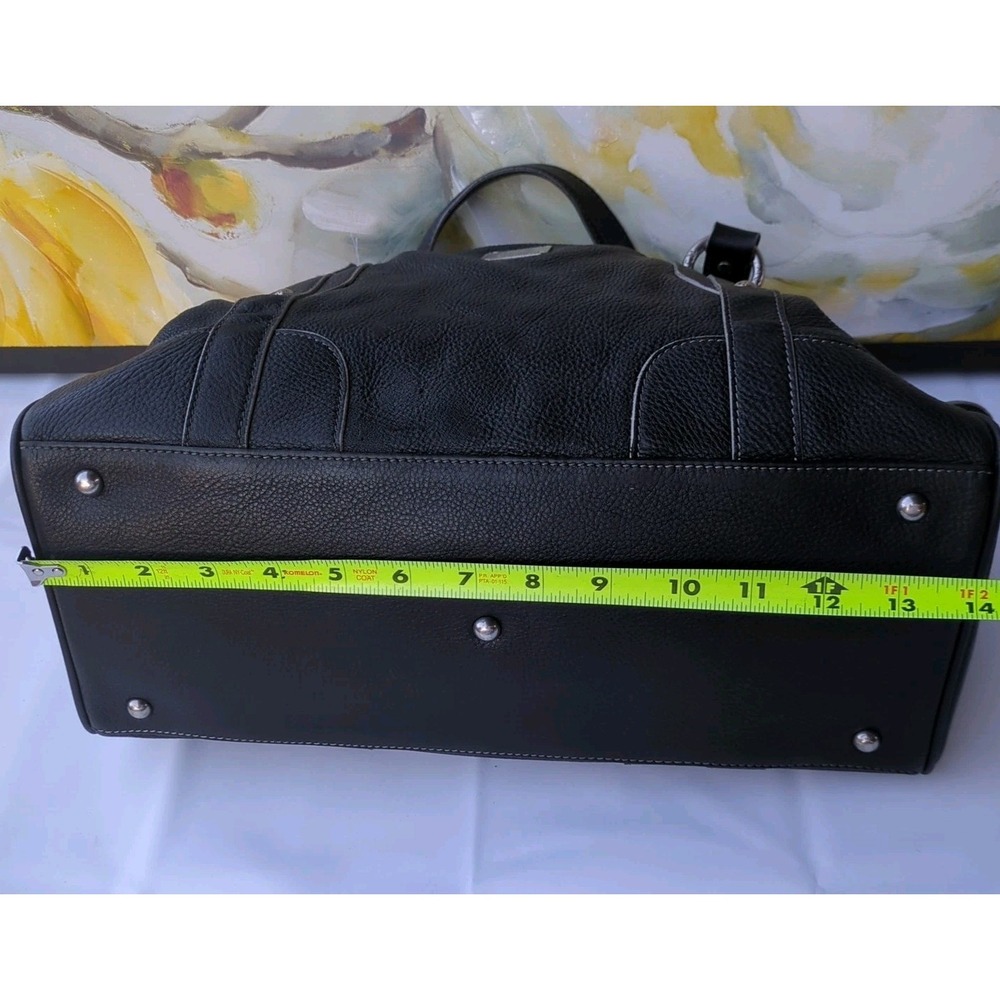 Authentic MCM Black Leather bag - Picture 10 of 16